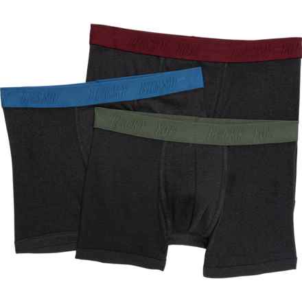 Lucky Brand Cloud Soft Boxer Briefs - 3-Pack in Jet Black