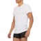 3YKVM_2 Lucky Brand Cotton-Blend Undershirts - 3-Pack, Short Sleeve