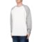 Lucky Brand Duo Fold Baseball Shirt - Long Sleeve in Heather Grey Multi