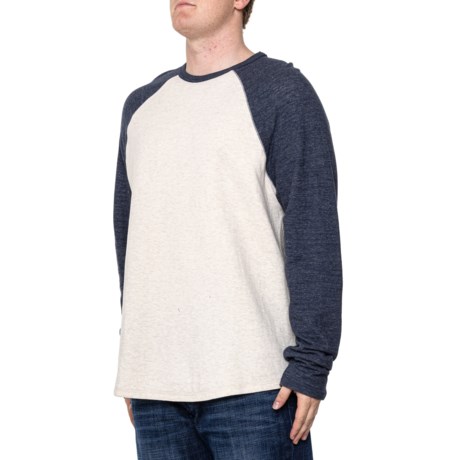 Lucky Brand Duo Fold Baseball T-Shirt - Long Sleeve in Multi