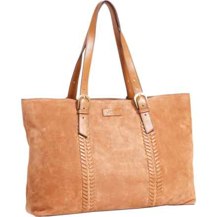 Lucky Brand Emma Tote Bag - Suede in Honey Tan