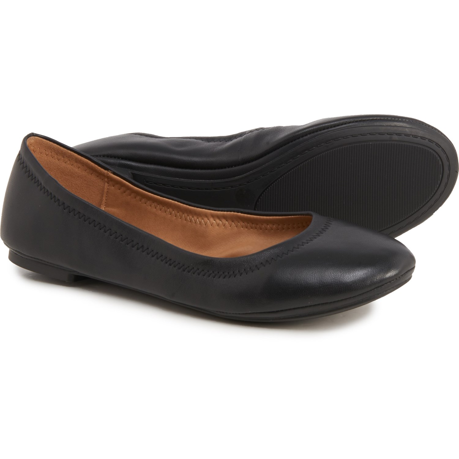 lucky brand black ballet flats