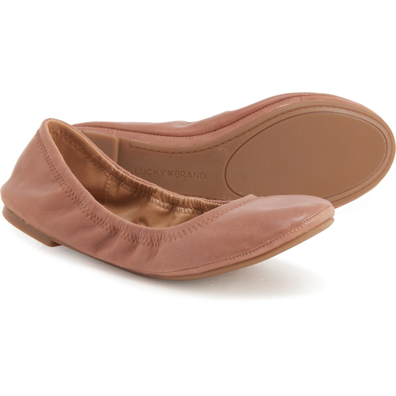 lucky brand emmie flats bourbon