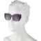 6HKRP_2 Lucky Brand Geometric Modified Cat Eye Sunglasses