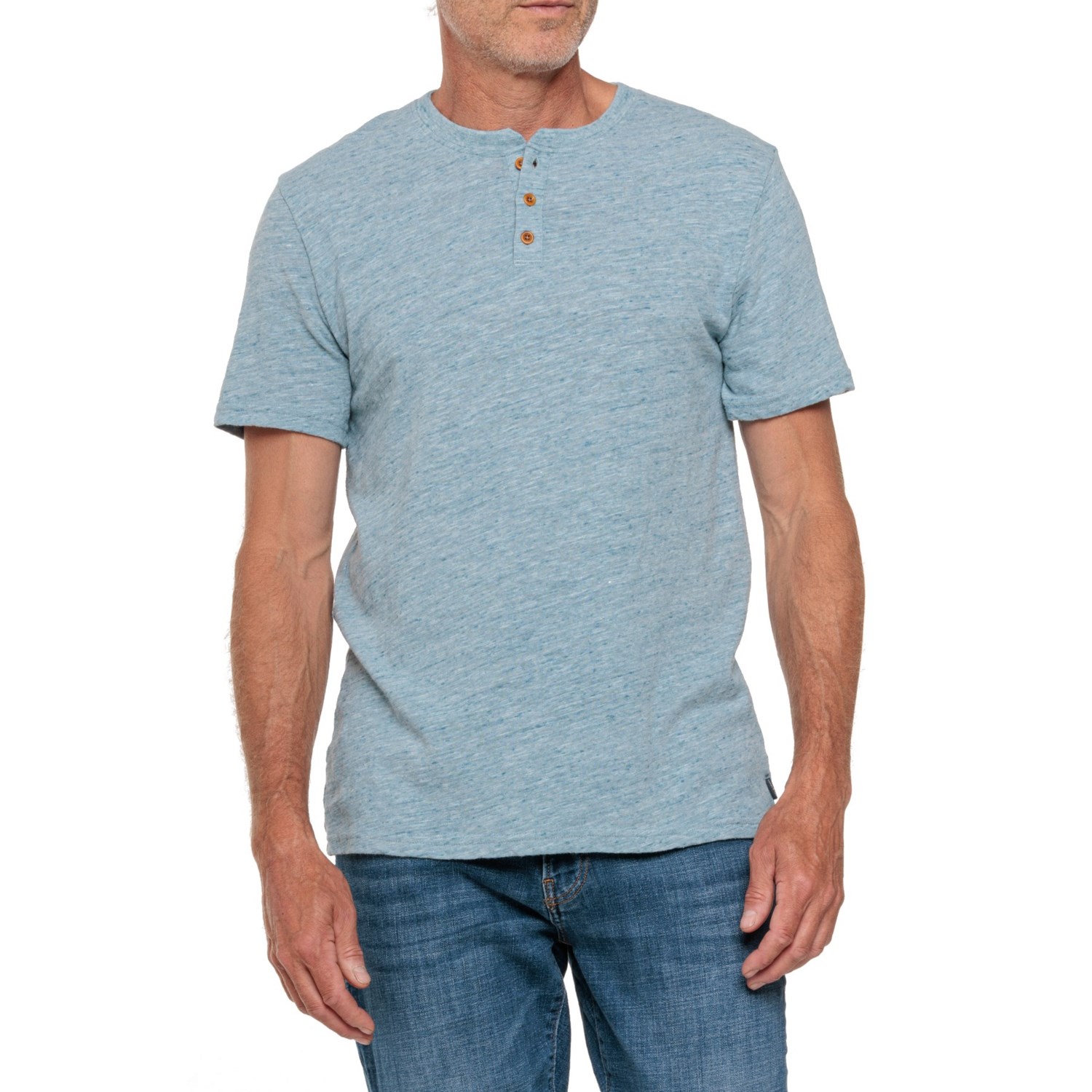 Lucky Brand Henley Shirt - Short Sleeve
