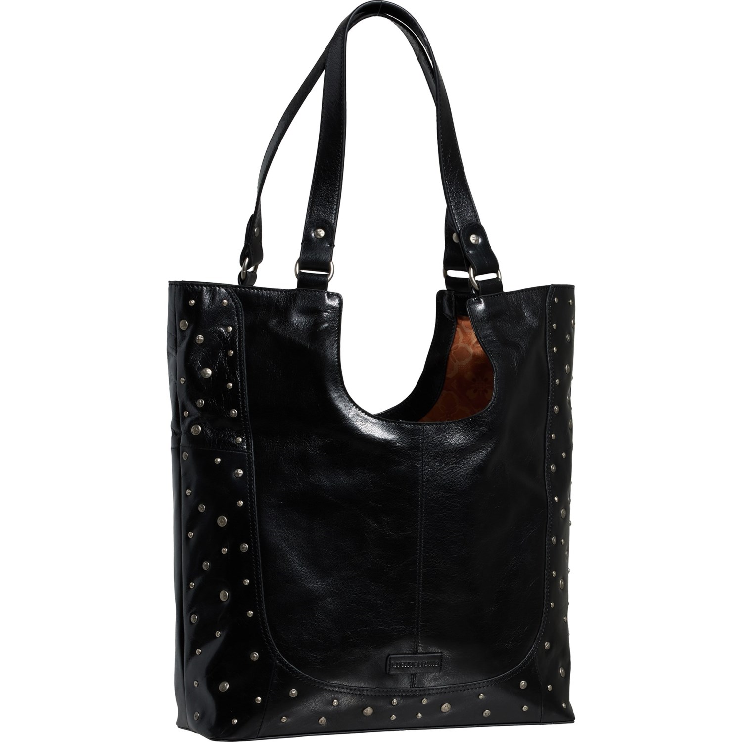 (取寄) ラッキーブランド トート バッグ - レザー Lucky Brand Ivla Tote Bag - Leather Black lucky-brand-ivla-tote-bag-