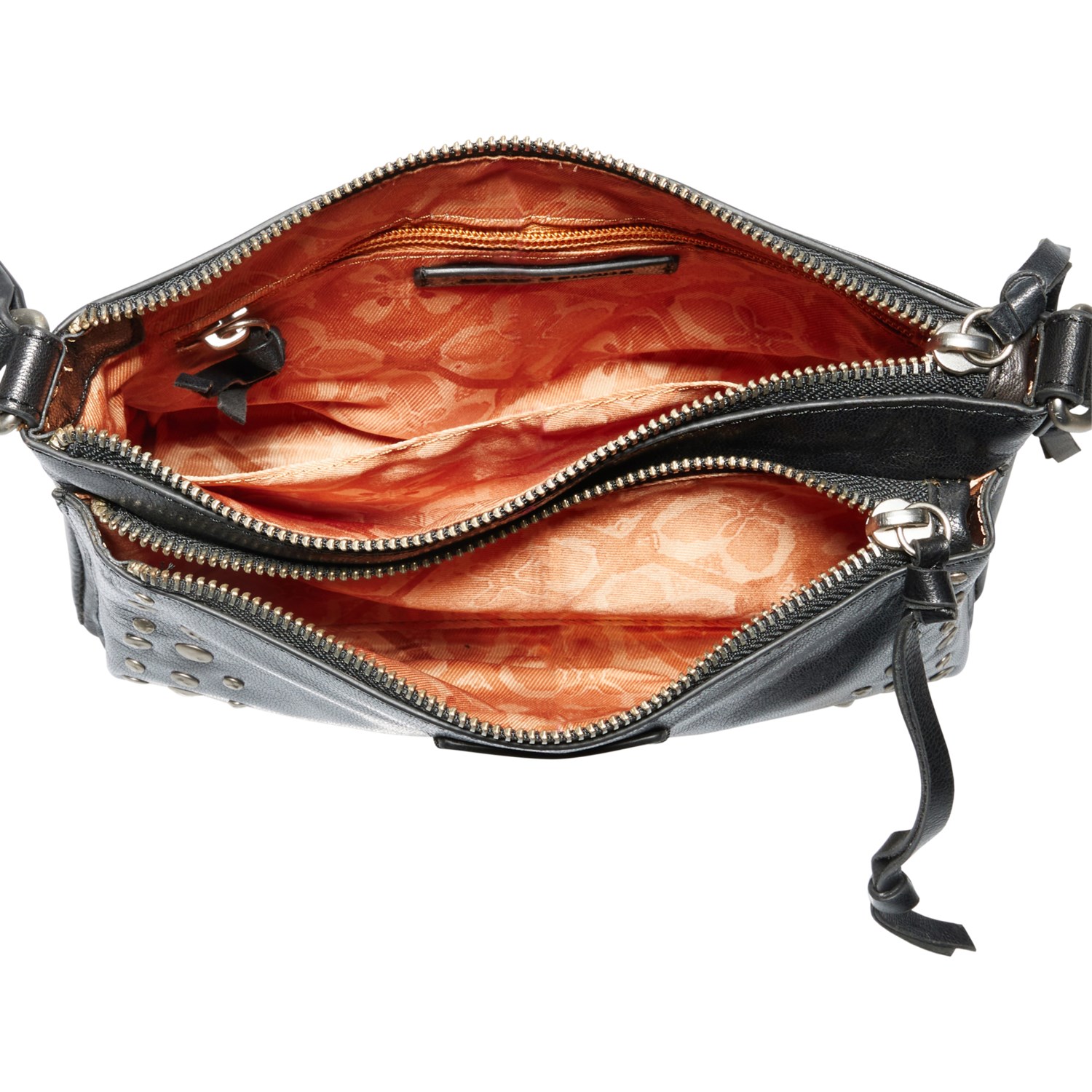 (取寄) ラッキーブランド ショルダー バッグ - レザー Lucky Brand Keil Shoulder Bag - Leather Black Lucky Brand Keil Shoulder Bag - Leather