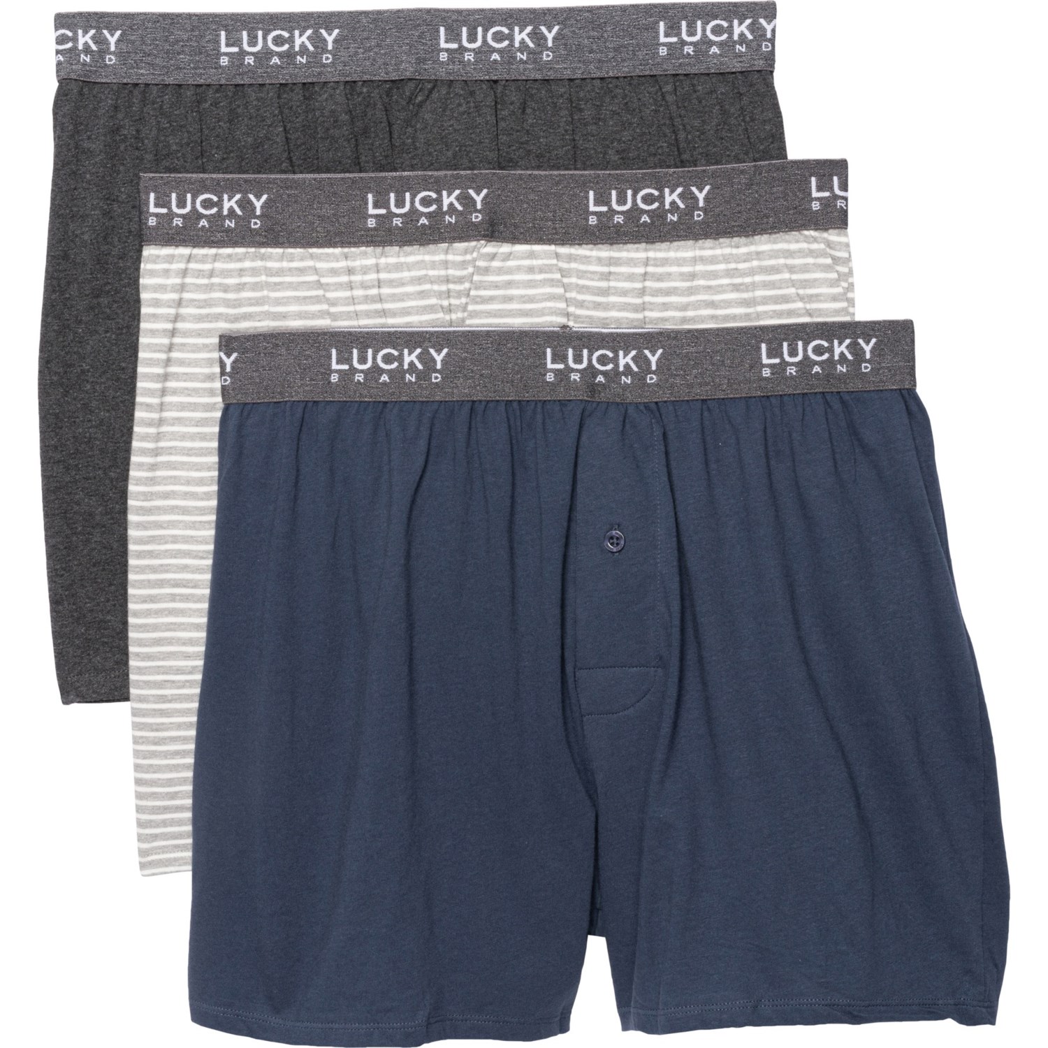 Lucky Brand Knit Boxer Briefs For Men 5687