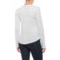 328MV_3 Lucky Brand Lace-Up Bib Thermal Shirt - Long Sleeve (For Women)