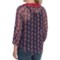 7367M_2 Lucky Brand Laguna Mix Lace Shirt - 3/4 Sleeve (For Women)