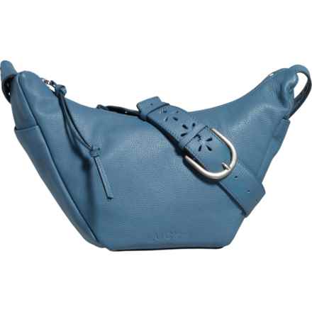 Lucky Brand Lara Crossbody Bag - Leather in Coronet Blue
