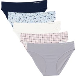 Lucky Brand Laser-Bonded Panties - 5-Pack, Bikini Briefs in Multi