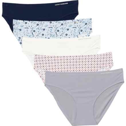 Laser-Bonded Panties - 5-Pack, Bikini Briefs in Multi