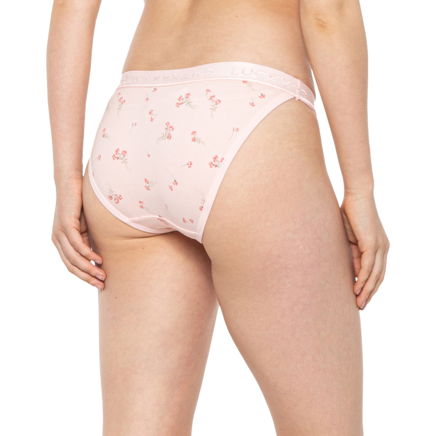 Lucky Brand LogoTrimmed Brushed Microfiber Panties (For Women)