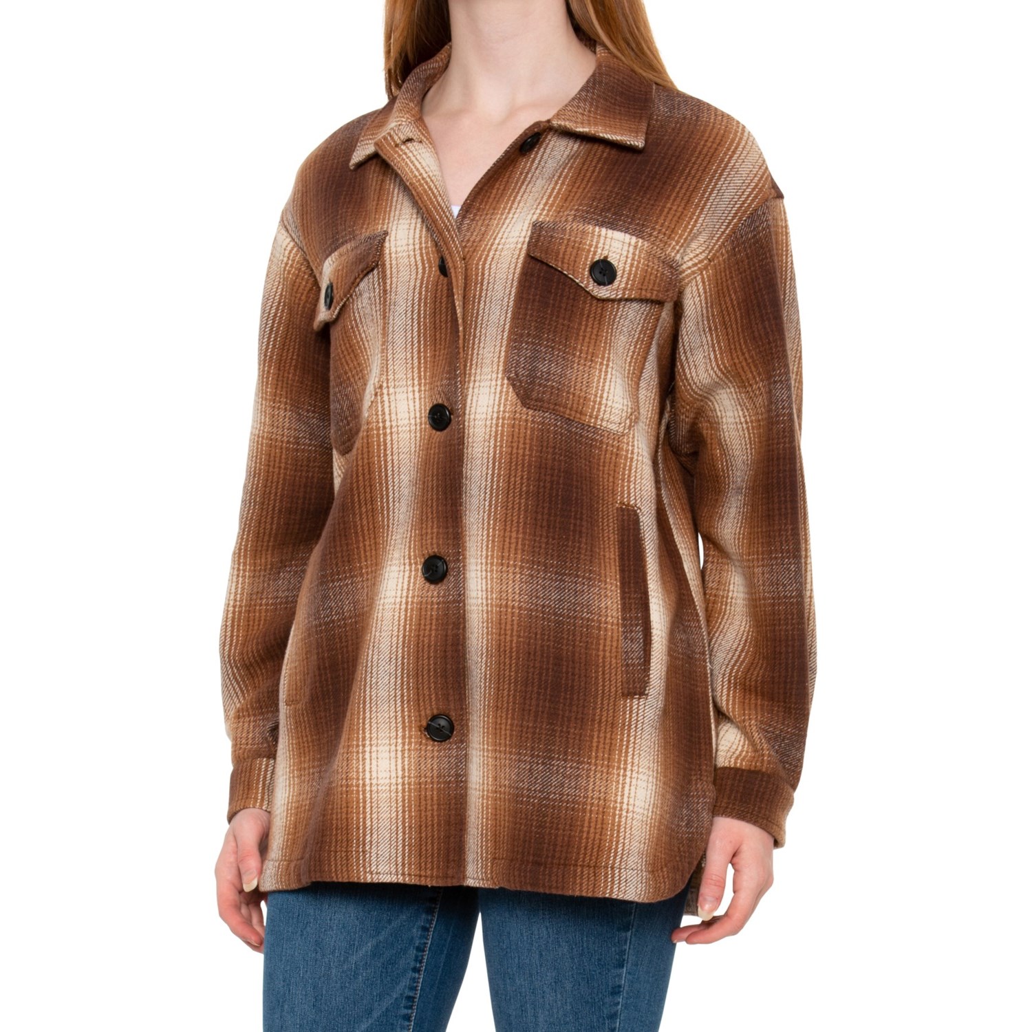 Lucky Brand Oversized Shirt Jacket (For Women)