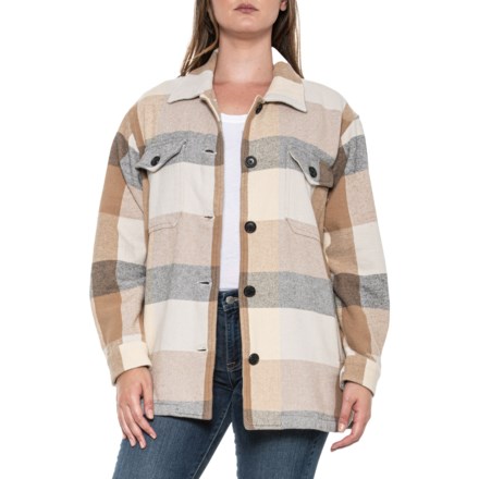 Lucky Brand Oversized Shirt Jacket