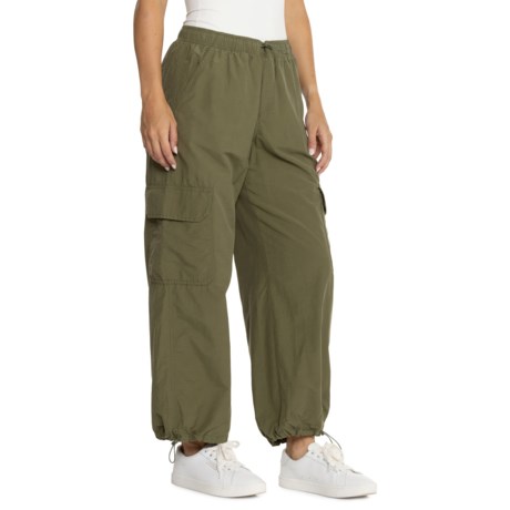 Lucky Brand Parachute Cargo Pants in Olivine