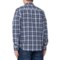 3PUTC_2 Lucky Brand Plaid Faux Indigo Workwear Shirt - Long Sleeve