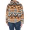2AUVK_2 Lucky Brand Printed Button-Front Shacket