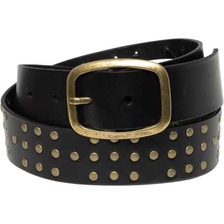 Lucky Brand Rivet Studded Belt - Leather in Black