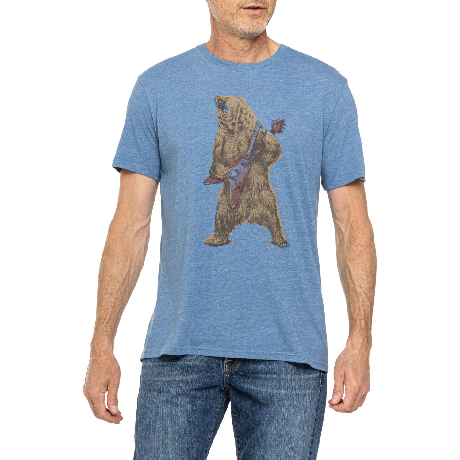 Lucky Brand Rockin’ Bear 2 T-Shirt - Short Sleeve