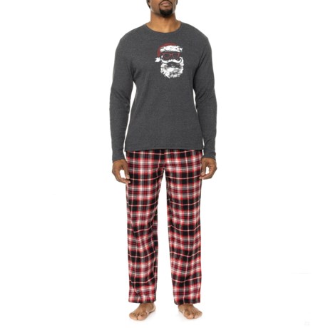 Lucky Brand Men's Pajama Set - 2 Piece Long Palestine