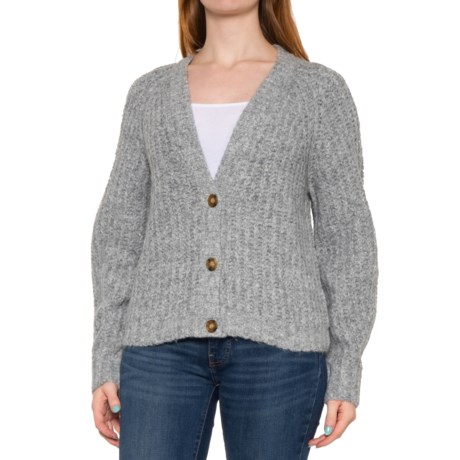 Shaker knit 2024 cardigan sweater