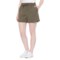 Lucky Brand Solid Paper Bag Shorts in Grape Leaf