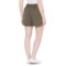 1MNMH_2 Lucky Brand Solid Paper Bag Shorts