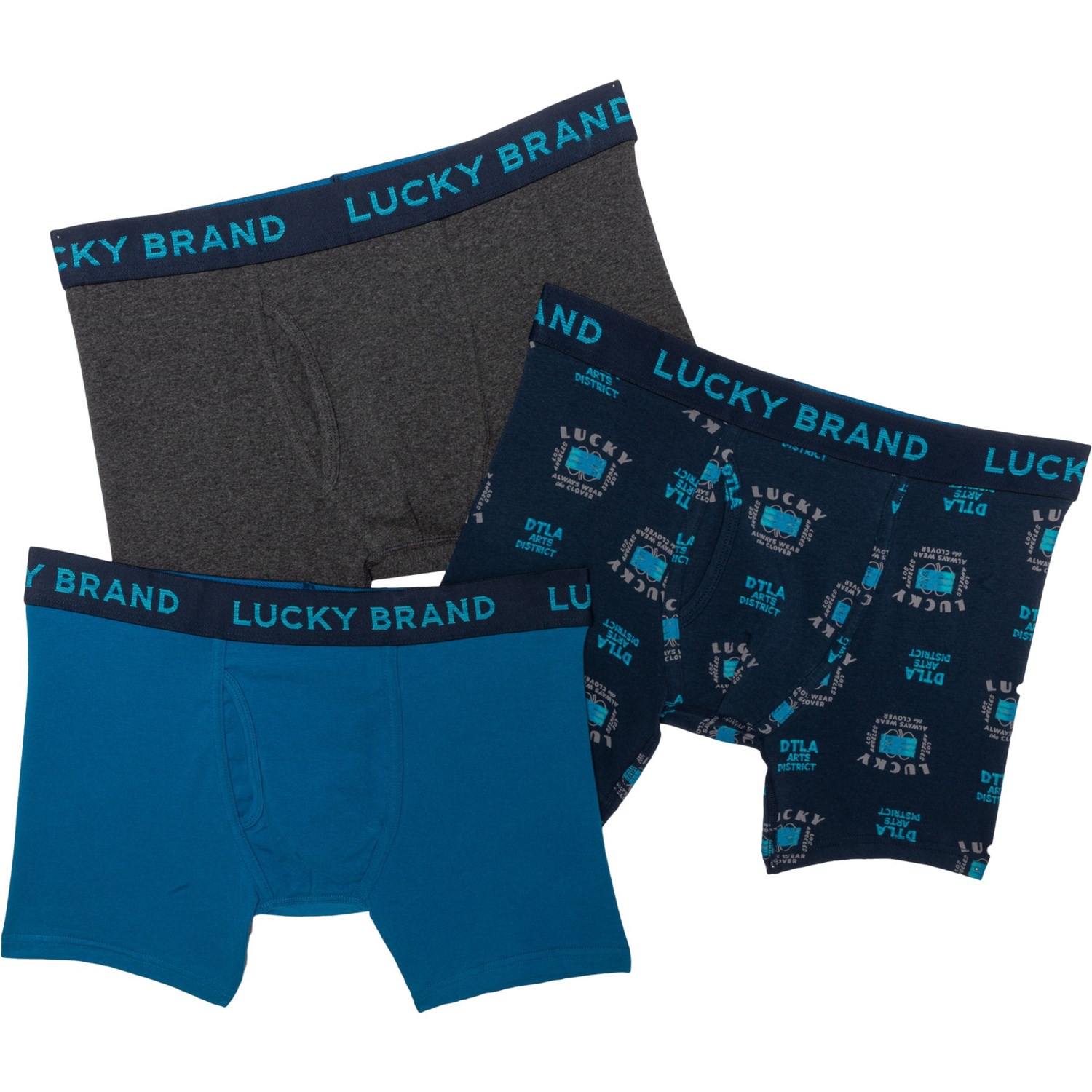 Lucky Brand Stretch Boxer Briefs (For Men)