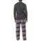 2KUKN_2 Lucky Brand Supersoft Jersey and Flannel Pajamas - Long Sleeve