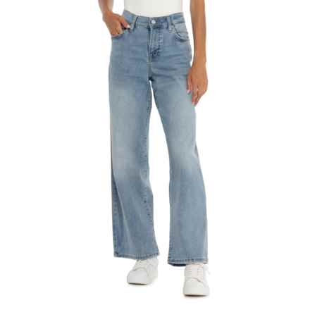 Lucky Brand Sweet Wide Leg Jeans - Mid Rise in Fairmount