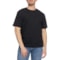 Lucky Brand Textured Boxy T-Shirt - Short Sleeve in Jet Black