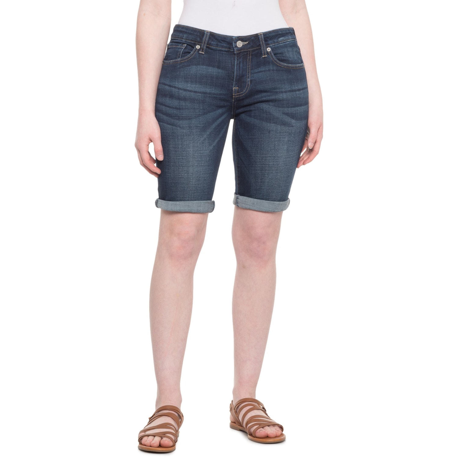 Lucky Brand The Bermuda Denim Shorts 