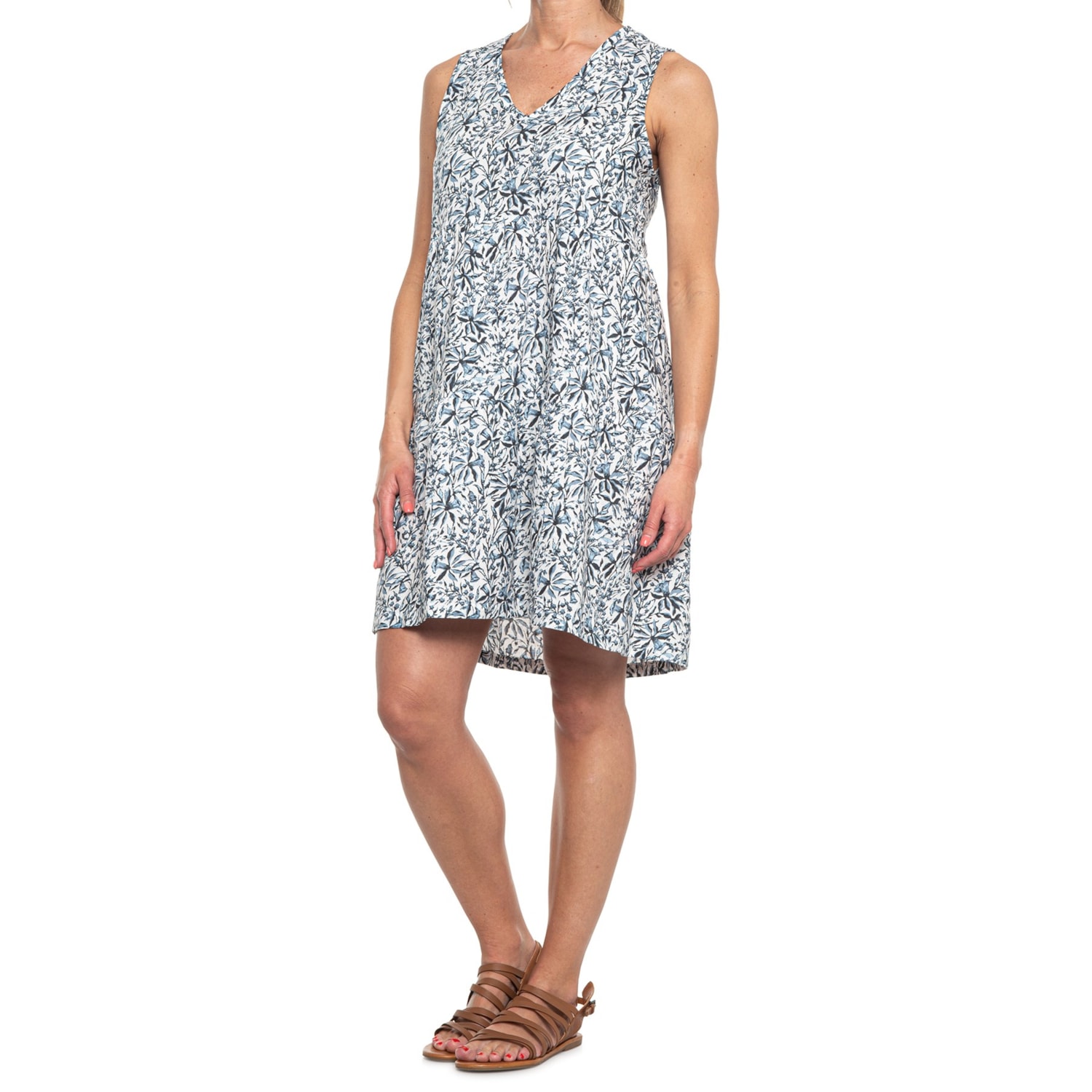 Lucky Brand Tiered Printed Dress (For 