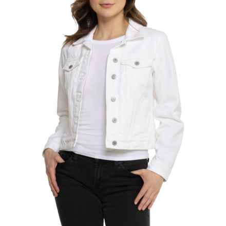 Lucky Brand Tomboy Trucker Jacket in Clean White