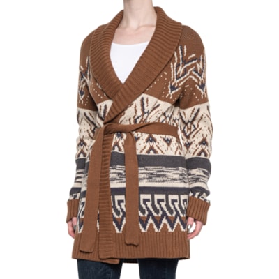 Lucky Brand Tribal Wrap Cardigan 