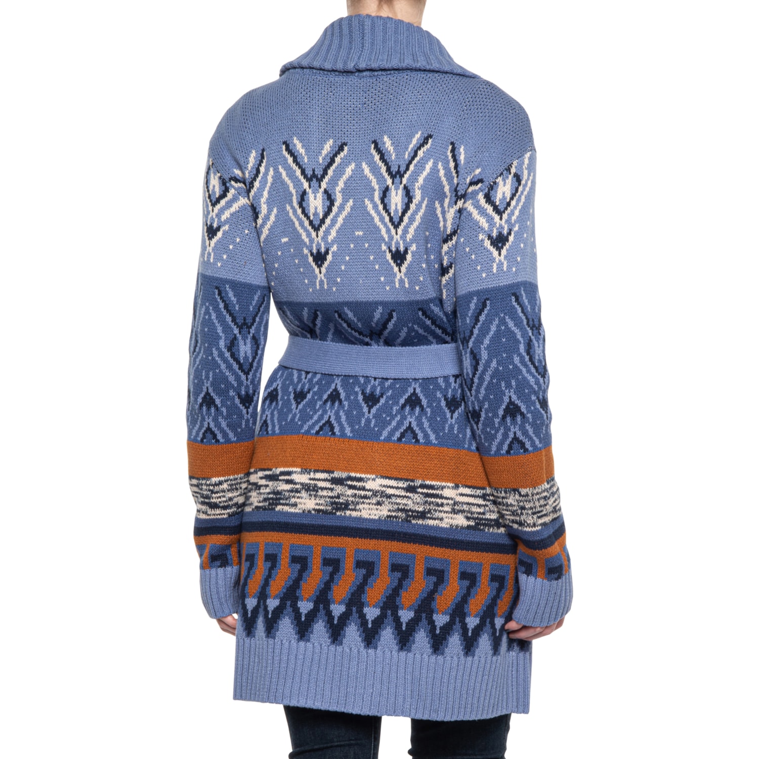 Tribal Wrap Cardigan Sweater 