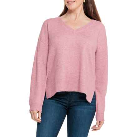 Lucky Brand V-Neck Sweater in Burlwood