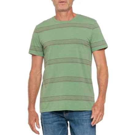Venice Burnout Stripe T-Shirt - Short Sleeve in Multi