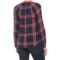 328MW_2 Lucky Brand Woven Plaid Shirt - Long Sleeve (For Women)