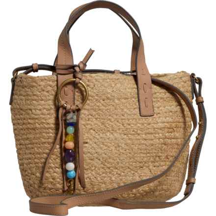 Lucky Brand Zati Jute Shoulder Bag in Natural Barl