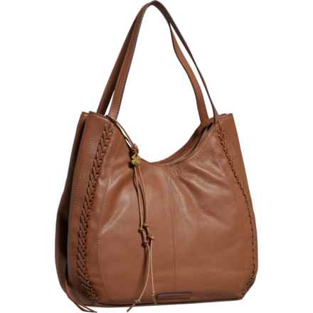 LUCKY Seth Tote Bag - Leather (For Women) in Honey Tan