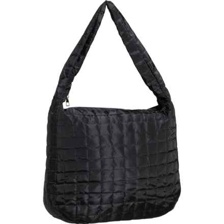 Lulla Puff Hobo Crossbody Bag (For Women) in Black