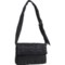 Lulla Square Quilt Puffer Crossbody Bag (For Women) in Black
