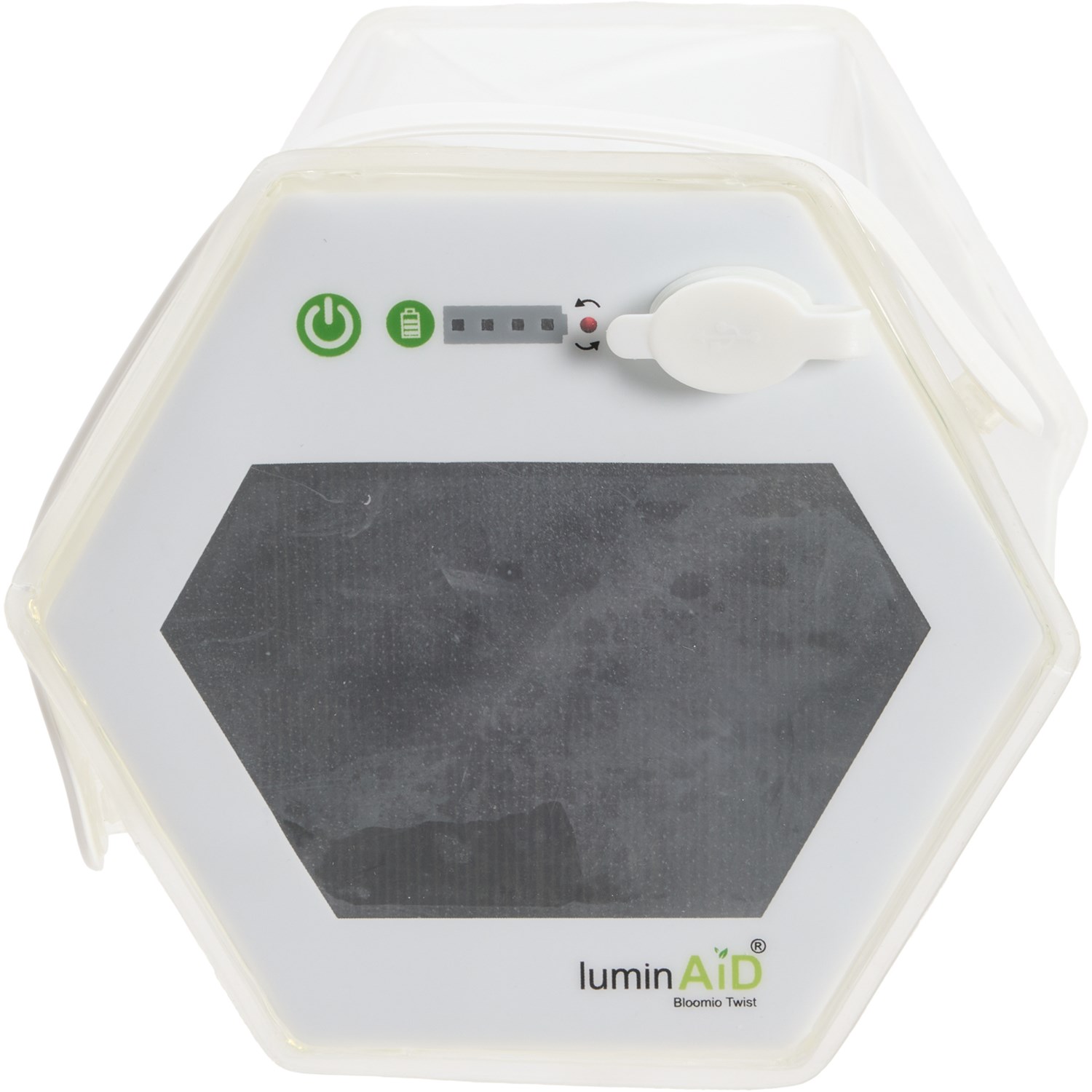 LUMINAID Twist Portable Bluetooth® Solar Lantern - 40 Lumens