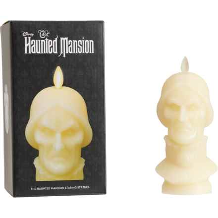 Luminara Disney’s The Haunted Mansion Female Staring Statue Flameless Candle - 3.3x6.8” in White