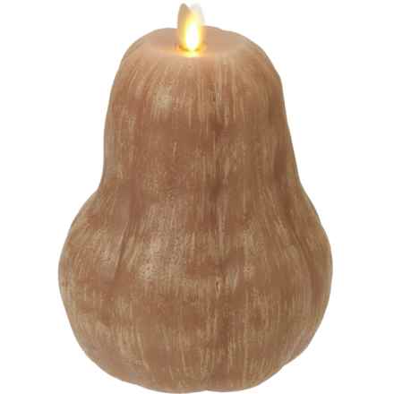 Luminara Gourd Flameless Candle - 5.3x7.5” in Natural