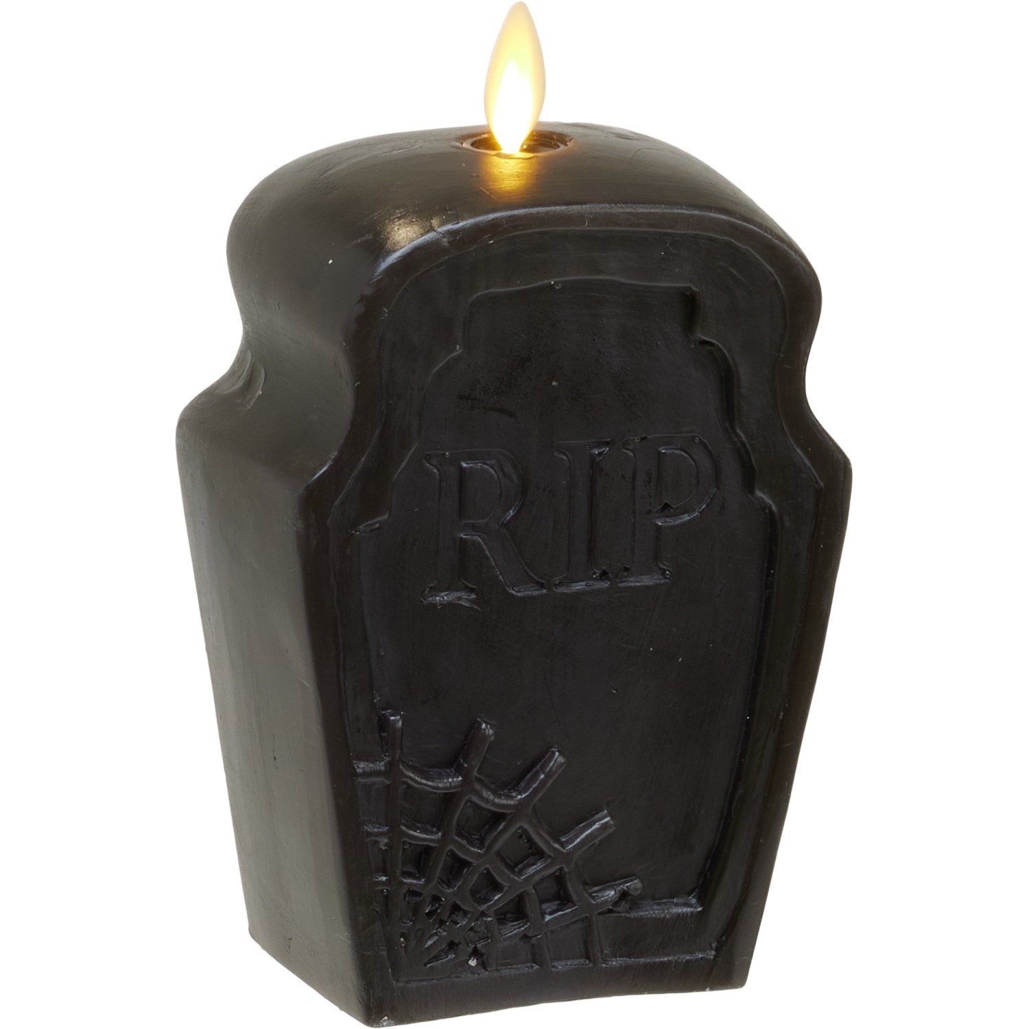 ブラック ☀︎︎holiday☀︎︎様 Luminara R.I.P. Tombstone Flameless Candle - 2.08x5.5