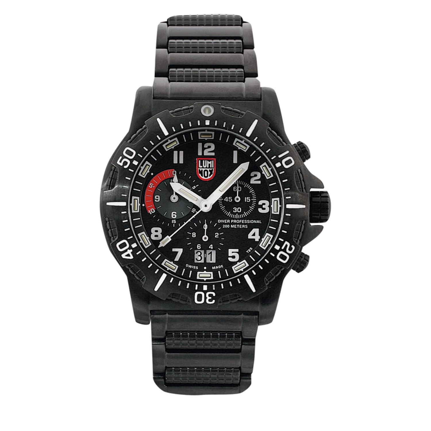 Luminox Dive 8360 Series Chronograph Watch (For Men) in Black/Clack